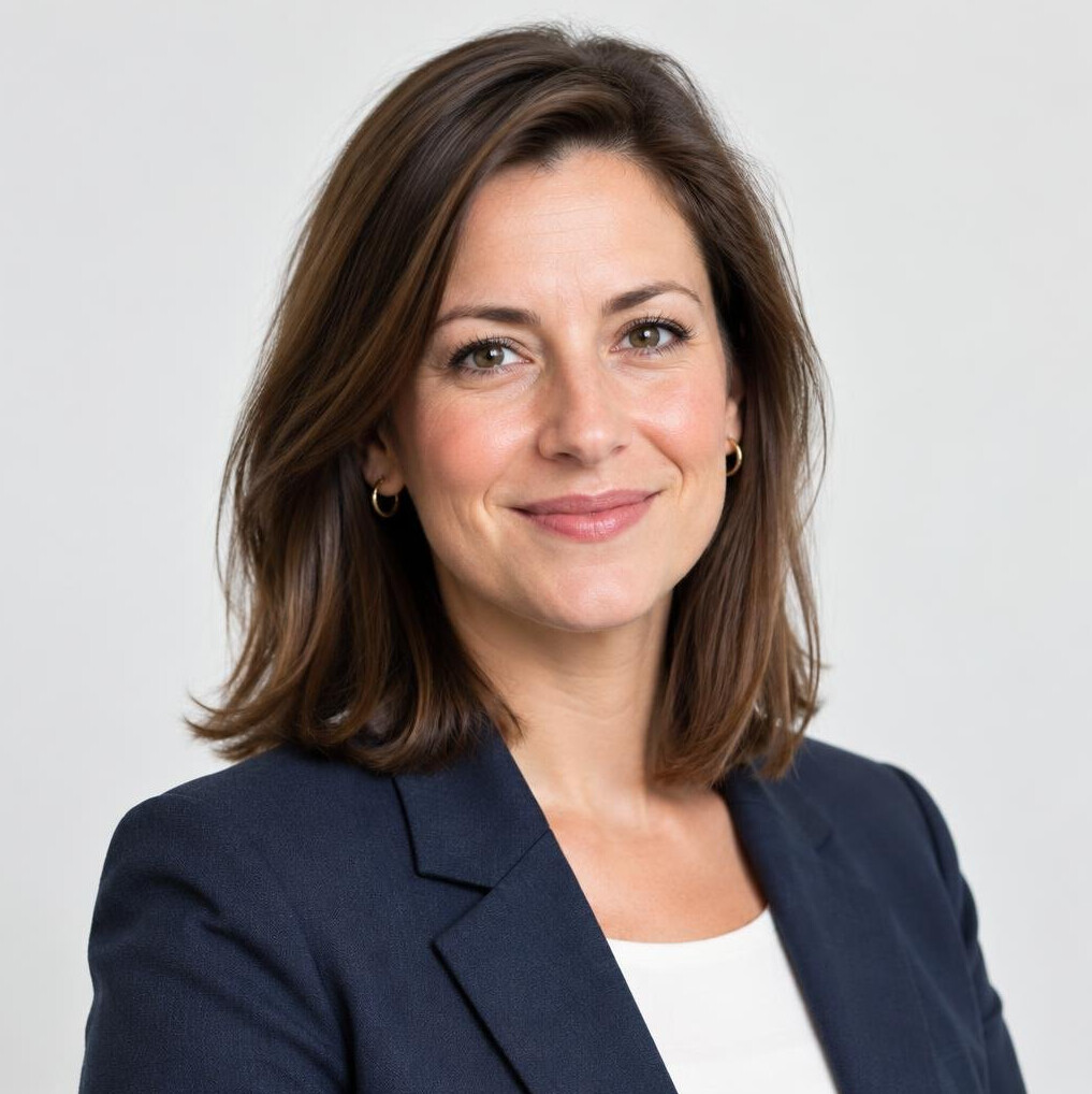 Portrait of a Belgian woman in her 30s smiling